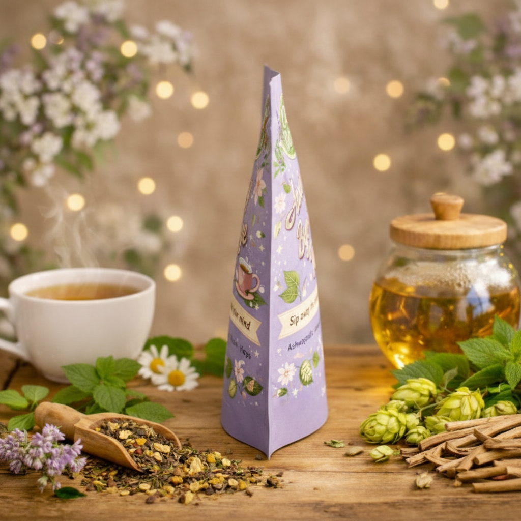 Anxiety Bye-Bye Tea - Left Side