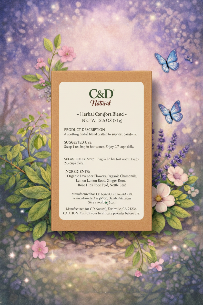 Cyst Calm Tea - Back