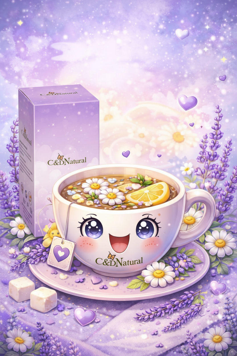 Steady Heart Tea - Left Side