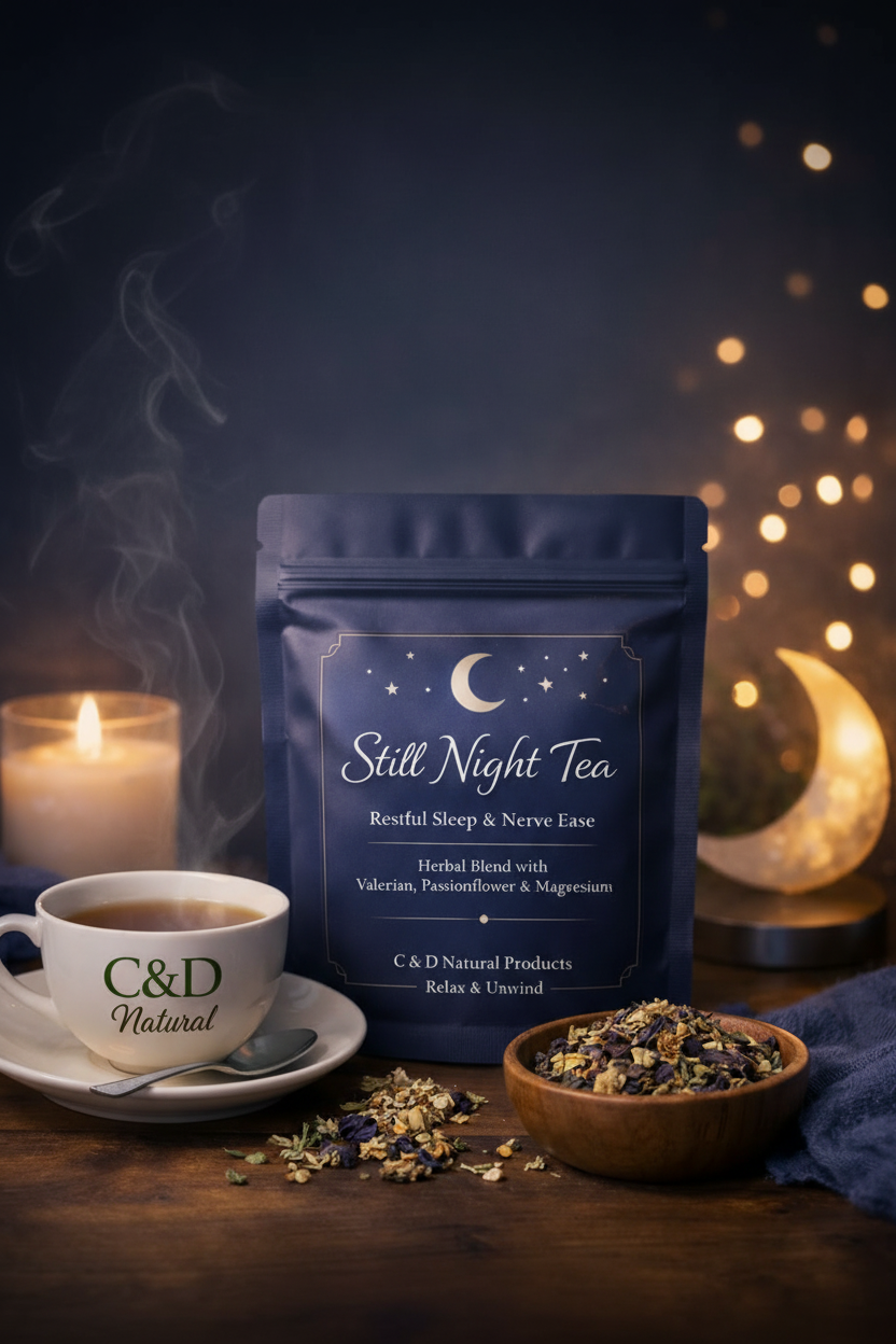 Still Night Tea - Left Side